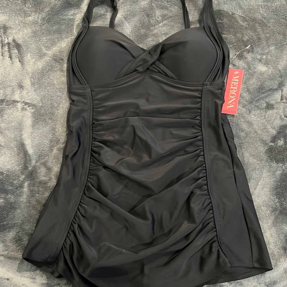 Merona black swimsuit